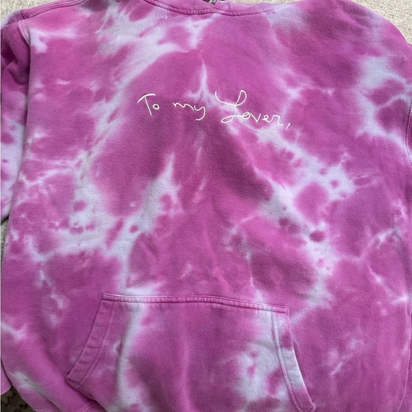 Taylor Swift Pink Tie-Dye Hoodie - Picture 1 of 1